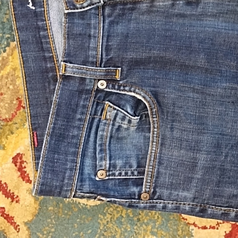 Men's 7ForAllMankind Carson Dark Wash Straight Leg Jeans, W34"/L32" - Picture 3 of 9